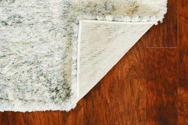 5' x 8' Ivory or Grey Vintage Diamond Indoor Area Rug - Image 5