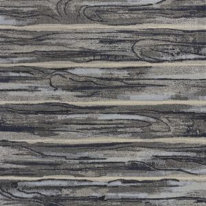 5'x8' Grey Machine Woven Abstract Brushstroke Indoor Area Rug