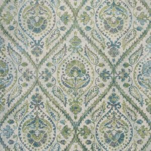 5' x 8' Ivory or Teal Tropical Parisian Indoor Area Rug