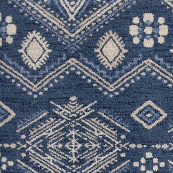 5' x 7'  Polypropylene Demin Area Rug - Image 2