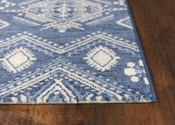 5' x 7'  Polypropylene Demin Area Rug - Image 4