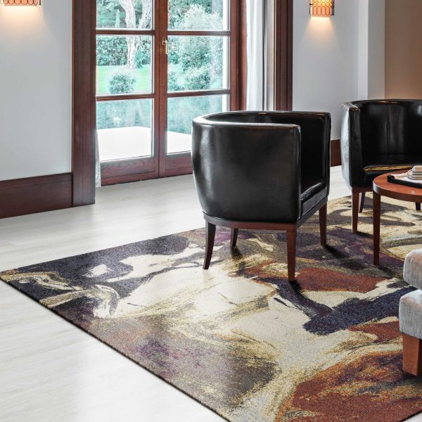5' x 7'  Ft Polypropylene Multi Area Rug - Image 2