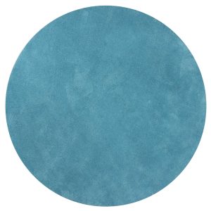 6' Highlighter Blue Round Indoor Shag Rug