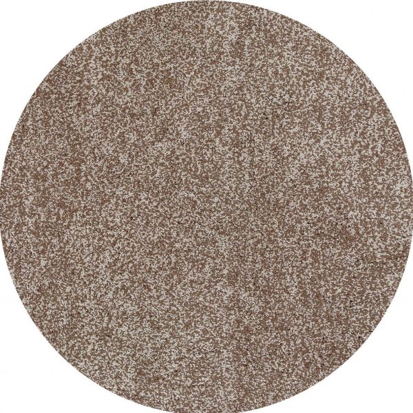 6' Round Beige Heather Plain Indoor Area Rug - Image 4
