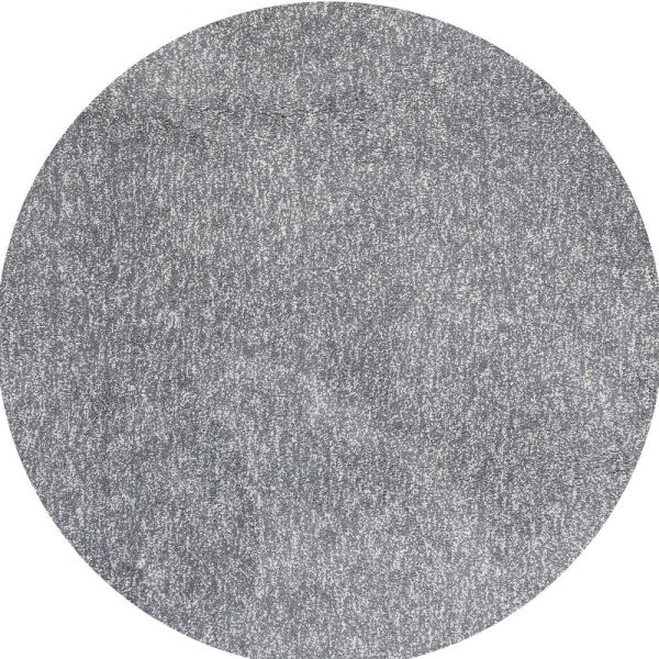 6' Round Grey Heather Plain Indoor Area Rug - Image 4