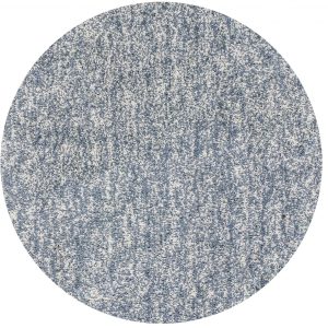 6' Round Slate Heather Plain Indoor Area Rug