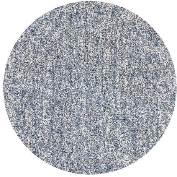 6' Round Slate Heather Plain Indoor Area Rug - Image 3