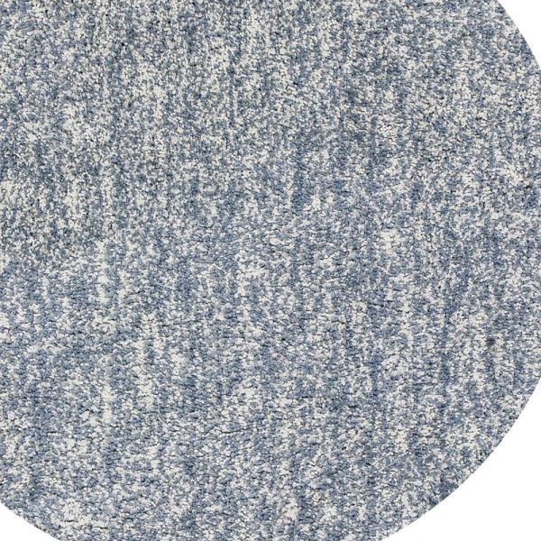 6' Round Slate Heather Plain Indoor Area Rug - Image 5