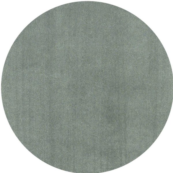 6' Slate Blue Round Indoor Shag Rug - Image 4