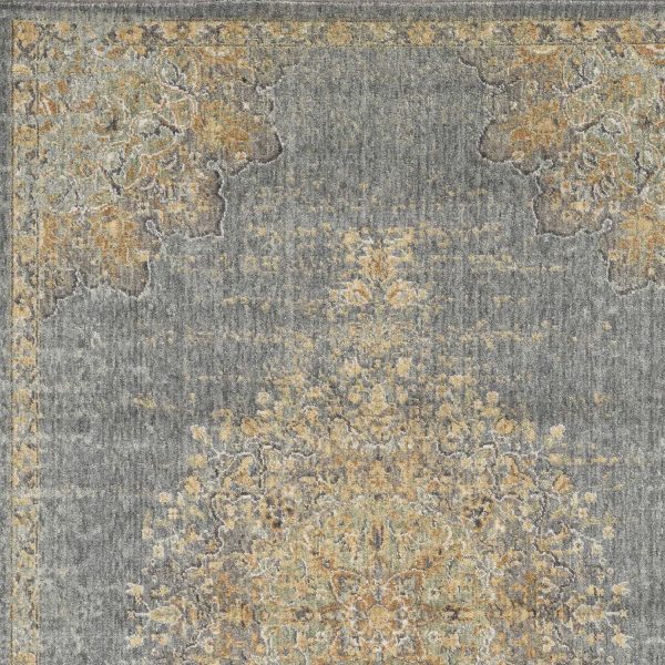 6' Purple Round Indoor Shag Rug - Image 3