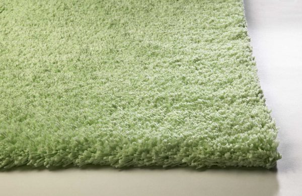 5'x7' Spearmint Green Indoor Shag Rug - Image 5