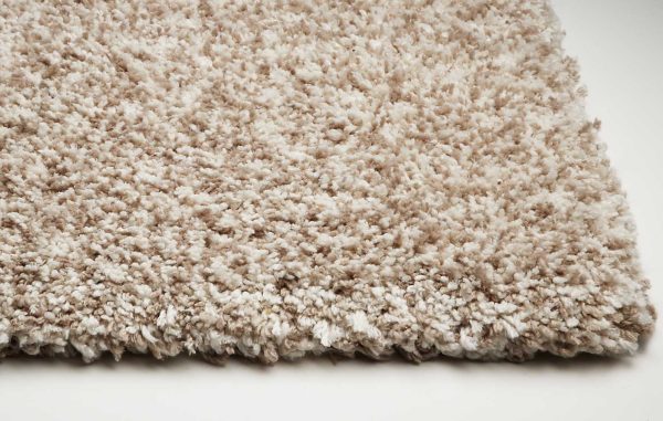 5' x 7' Ivory Heather Plain Indoor Area Rug - Image 4