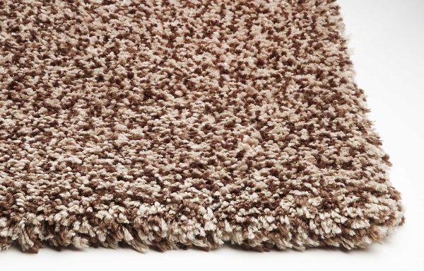 5'x7' Beige Heather Indoor Shag Rug - Image 5