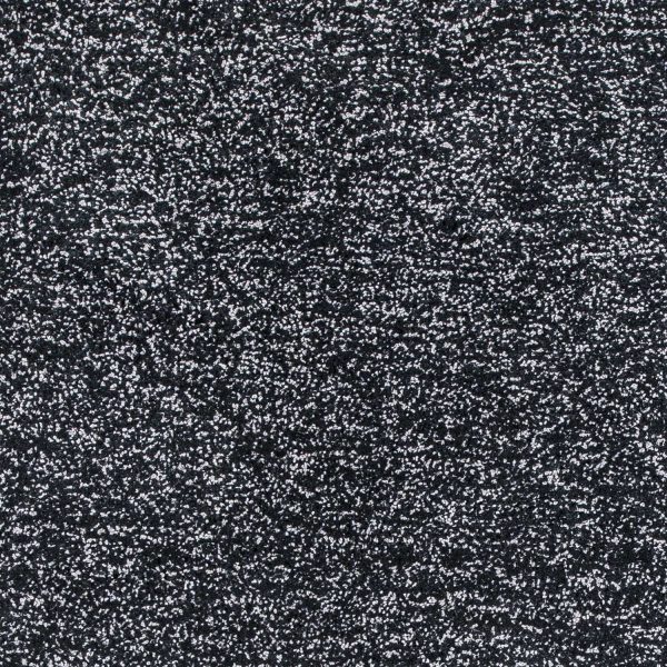 5'x7' Black Heather Indoor Shag Rug - Image 4