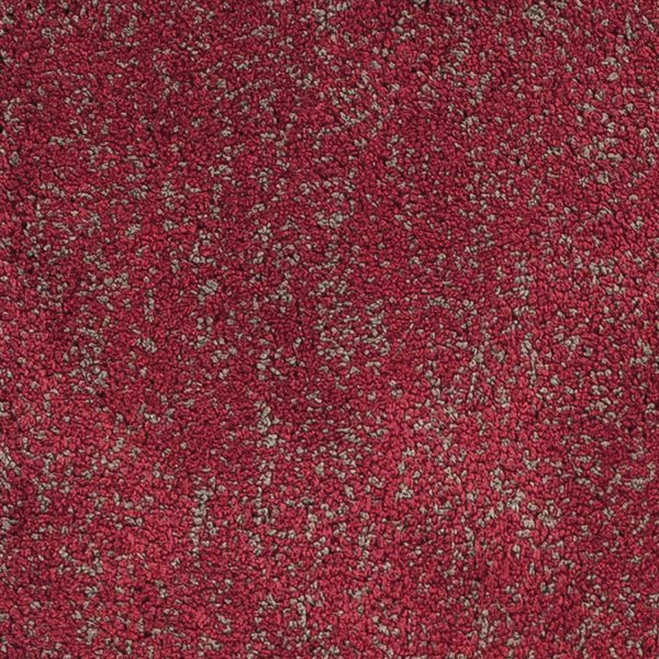 5' x 7' Red Heather Plain Indoor Area Rug - Image 2