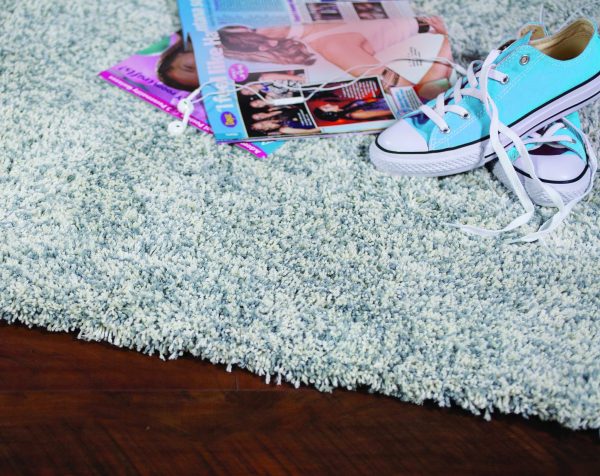 5'x7' Slate Heather Indoor Shag Rug - Image 2