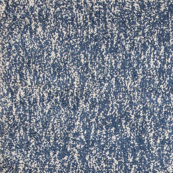 5'x7' Indigo Ivory Heather Indoor Shag Rug - Image 3