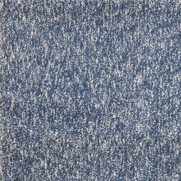 5'x7' Indigo Ivory Heather Indoor Shag Rug - Image 4