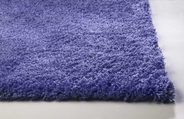 5' x 7' Purple Plain Indoor Area Rug - Image 5