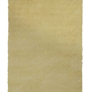5'x7' Canary Yellow Indoor Shag Rug