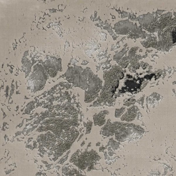5'x8' Silver Machine Woven Abstract Watercolor Indoor Area Rug - Image 4
