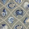 5' x 7' Grey Seaside UV Treated Indoor Outdoor Area Rug - Image 4