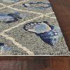 5' x 7' Grey Seaside UV Treated Indoor Outdoor Area Rug - Image 5