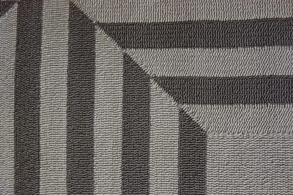 5' x 7'  UV treated Polypropylene Charcoal Area Rug - Image 4