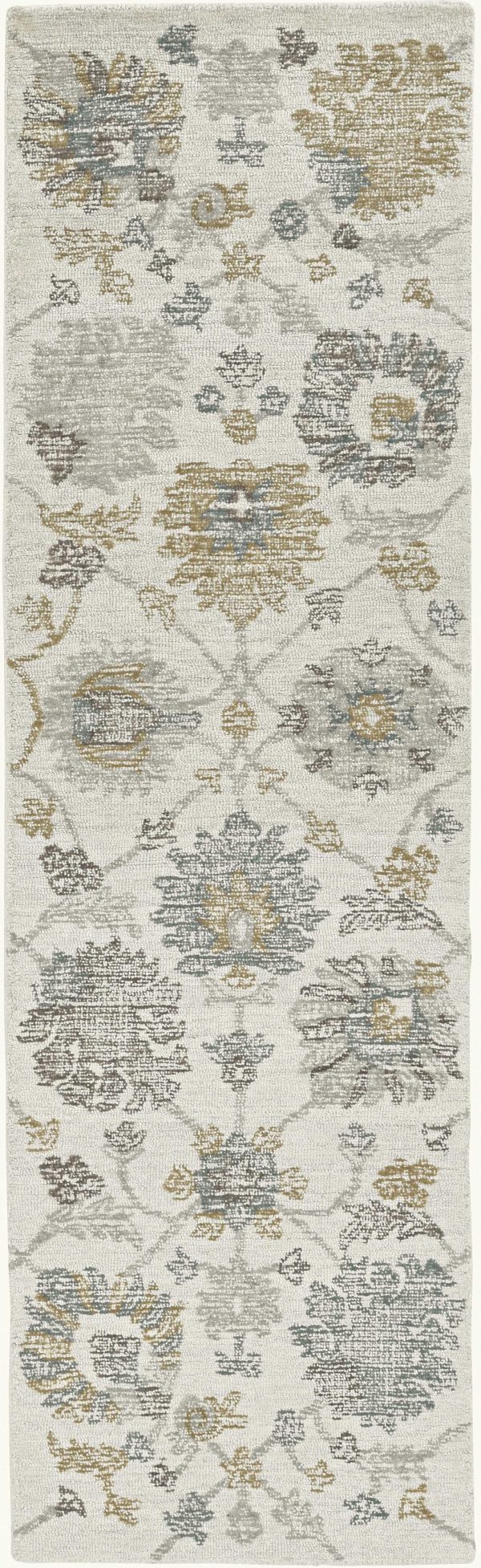Ivory Octagon Floral Vines Area Rug - Image 5