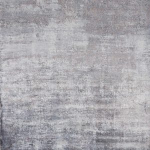 3'x5' Slate Grey Hand Loomed Abstract Brushstroke Indoor Area Rug