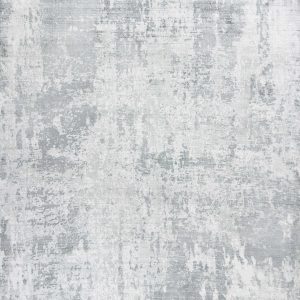 3'x5' Dew Grey Hand Loomed Abstract Brushstroke Indoor Area Rug