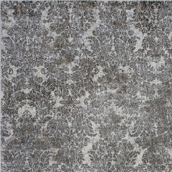 5' x 8' Ivory or Sand Vines Viscose Indoor Area Rug - Image 3