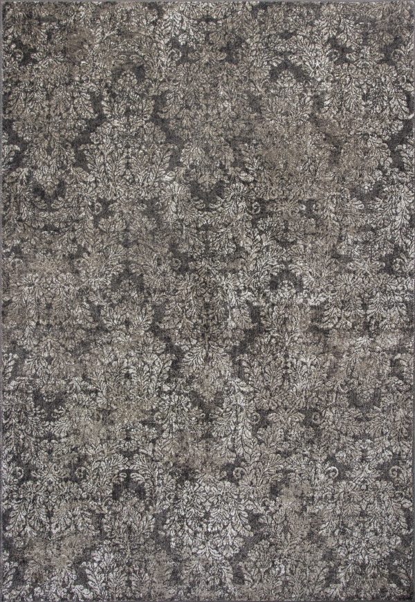 5' x 8' Taupe or Sand Vines Viscose Indoor Area Rug