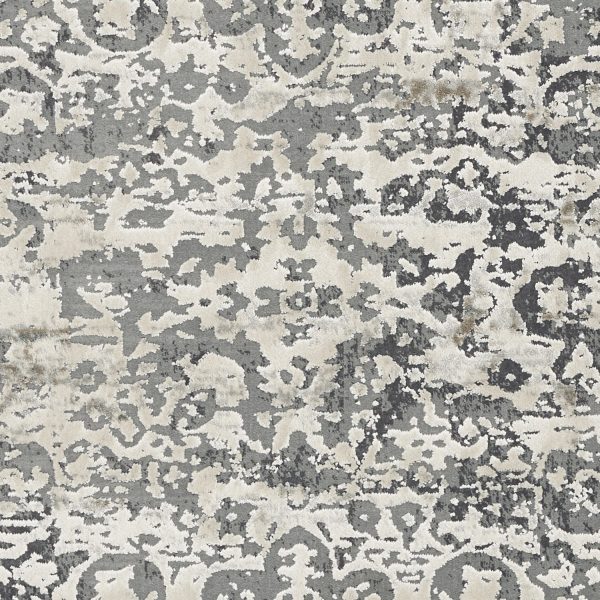 5' x 8' Ivory Vintage Medallion Indoor Area Rug - Image 2