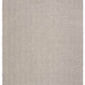 5'x8' Oatmeal Beige Hand Woven Houndstooth Indoor Area Rug
