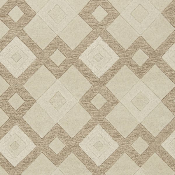 5' x 8'  Wool Ivory  Area Rug