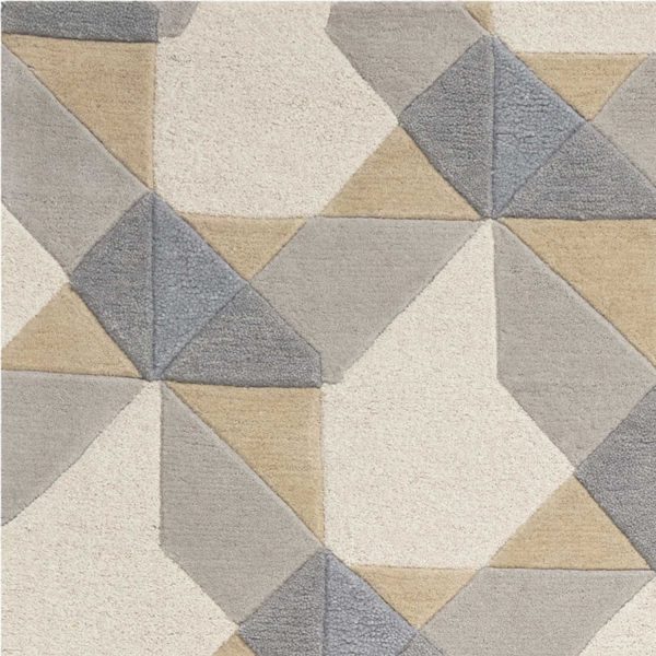 5' x 8'  Wool Ivory or Grey Area Rug - Image 2