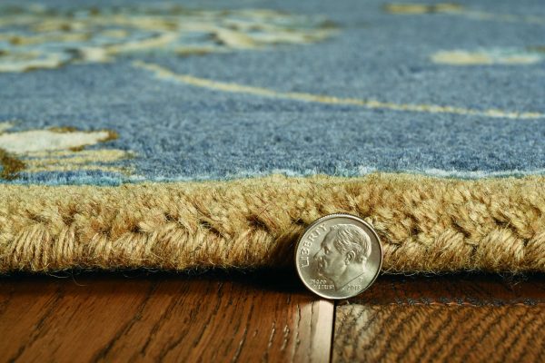 5' x 8'  Wool Midnight Area Rug - Image 2