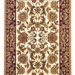 1' x 2' Ivory or Red Renaissance Inspired Area Rug