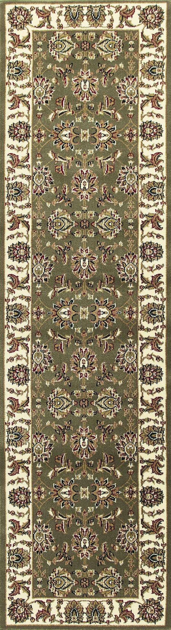 2' x 3' Polypropylene Green or Ivory Accent Rug - Image 4