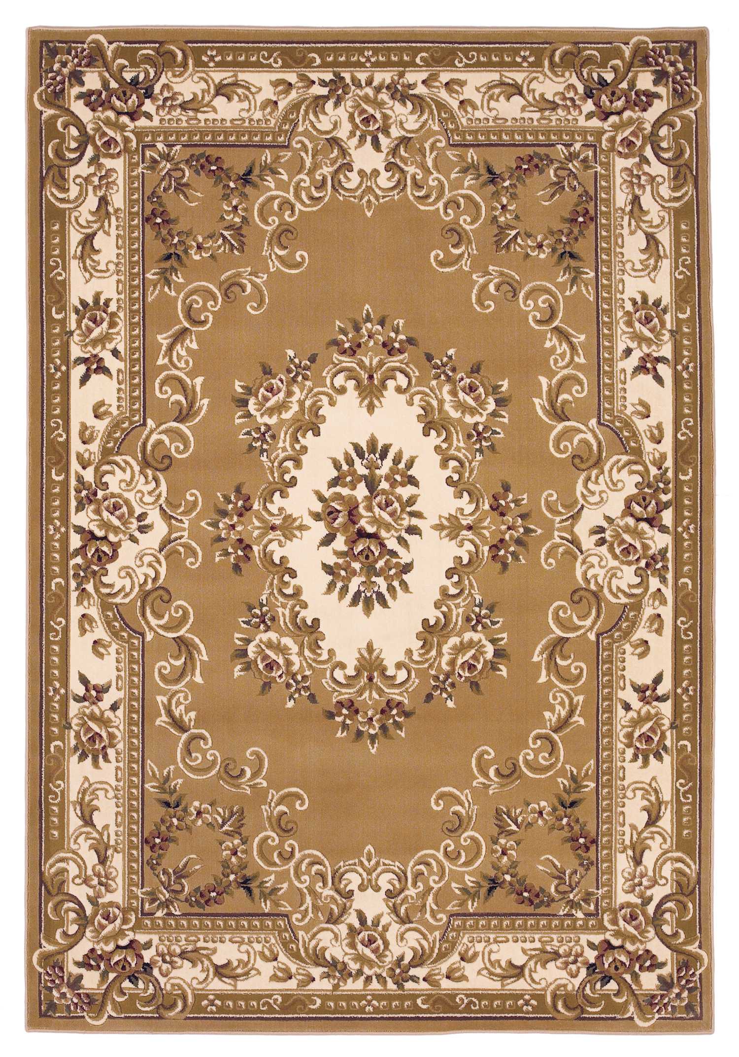 2' x 3' Polypropylene Beige or Ivory Accent Rug