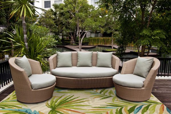 2' x 3' UV treated Polypropylene Sand Accent Rug - Image 2