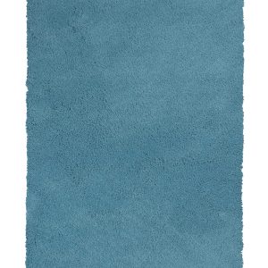 2' x 4' Polyester Highlighter Blue Area Rug