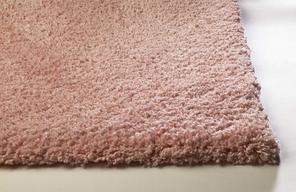 2' x 4' Polyester Rose Pink Area Rug - Image 5
