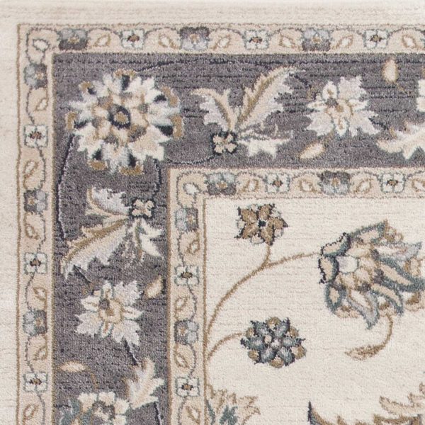 3' x 5' Ivory or Grey Polypropylene Area Rug - Image 2