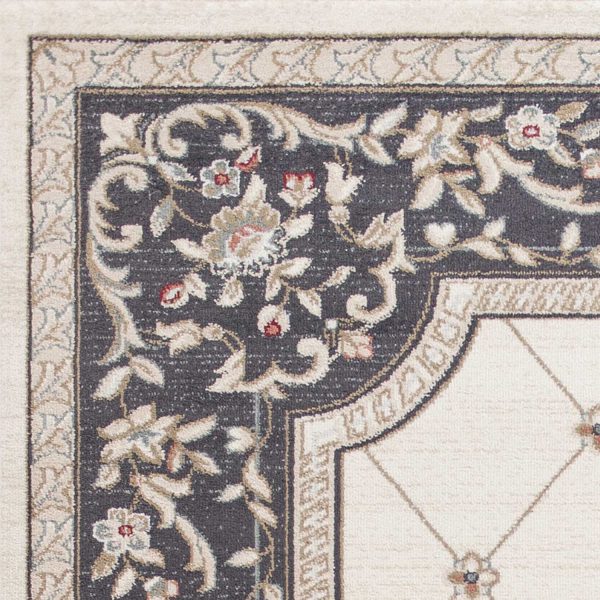 3' x 5' Ivory or Grey Polypropylene Area Rug - Image 2