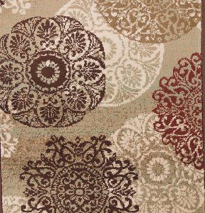 2' x 8' Sand Polypropylene Runner Rug