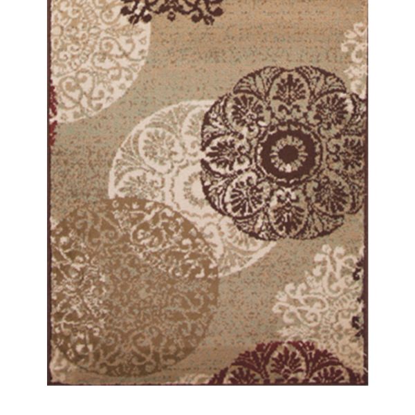 2' x 8' Sand Polypropylene Runner Rug - Image 2