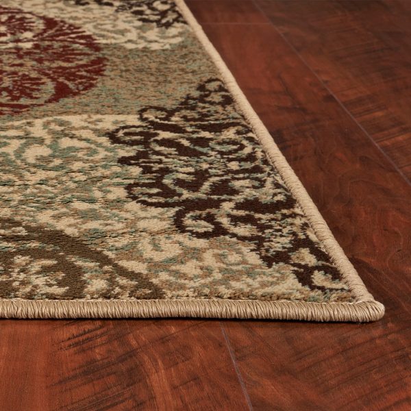 2' x 8' Sand Polypropylene Runner Rug - Image 3