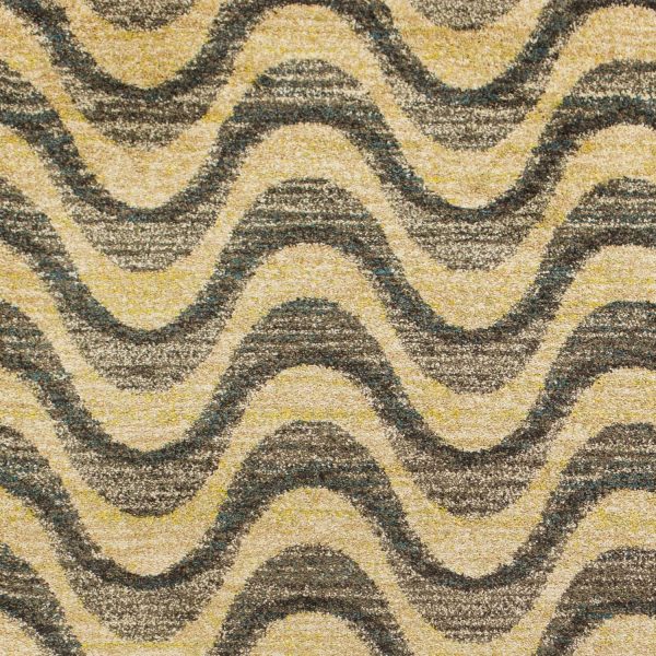 2'7 x 4'11 Polypropylene GreySand Area Rug - Image 3